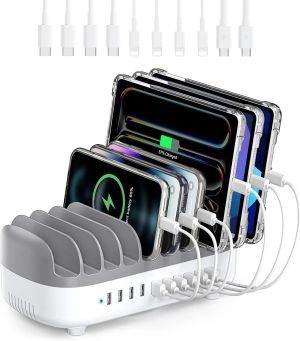 Orico Charger Station 220V - 10 x USB 120W white - DUK-10P-EU-WH