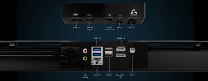 Arctic безшумен настолен компютър за под бюро Under Desk PC - Senza 5700G - Ryzen 7 5700G, 32GB DDR4, 1TB NVMe, Win 11 Home