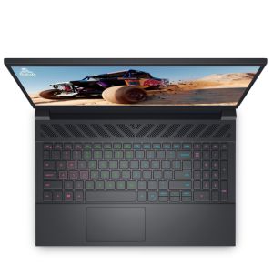 Лаптоп Dell G15 5530, Intel Core i5-13450HX (20 MB cache, 10 core, up to 4.60 GHz), 15.6" FHD (1920x1080) 165Hz, 3ms, sRGB-100%, 16GB 2x8GB, DDR5, 4800MHz, 512GB SSD PCIe M.2, GeForce RTX 4050 6GB GDDR6, Wi-Fi 6, BT, Cam & Mic, Backlit Kbd, Win 11 Home, 3