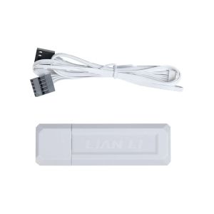 Triple Fan Pack Lian Li UNI FAN SL Wireless LCD ARGB PWM Reverse Blade - 120 mm White
