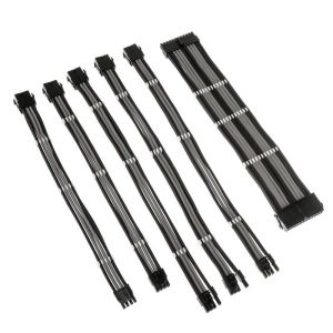 Sleeved Extension Cable Kit Kolink Core, Black/Grey