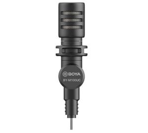 BOYA Miniature Condenser Microphone BY-M100UC