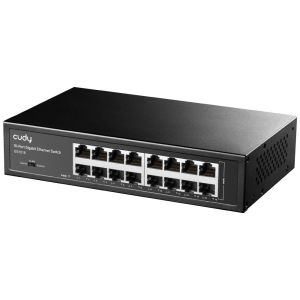 Суич Cudy GS1016, 16 портов, 10/100/1000, Auto-MDI/MDIX, за 19" шкаф