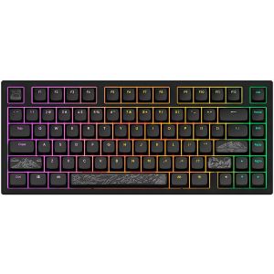 Геймърскa механична клавиатура Dark Project ALU81A Terra Nostra Black RGB