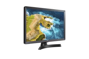 Monitor LG 24TQ510S-PZ, 23.6" WVA, LED, Smart webOS, TV Tuner DVB-T2/C /S2, 1000:1, Mega DFC, 200cd, 1366x768, AI SOUND, WiFi, HDMI, Bluetooth, USB 2.0, HOTEL MODE , AirPlay, Speaker 2x5W, Black