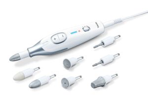Manicure/pedicure set Beurer MP 42 Manicure/pedicure set; 7 attachments; adjustable speed; left/right rotation; LED lights; storage case