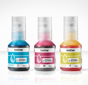 Consumable Brother BTD100CLVAL Brother Colored Multipack Ink Bottles