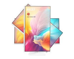 Monitor MSI Modern MD2712PW, 27", 100Hz, 1ms, IPS, 1920x1080 (FHD), 16:9, Flat, HDR Ready, EyesErgo, AG, MSI Display Kit, 117% sRGB, 300 nits, 1000:1, RedDot Winner, 1xHDMI1.4, 1xTypeC DP alt. w/PD (15W), Speakers 2x3W, Pivot, Height Adj., VESA, White, 5.