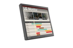 Monitor LG 17BR30T-B, 17” 5:4 TFT TN LCD Touch Screen Anti-Glare, SXGA (1280x1024), 5 ms, 1000:1 (Native), 200cd, D-SUB, USB Upstream Port, Tilt, Black