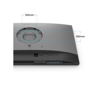 Monitor BenQ PD2706QN, 27", 100Hz, 4K IPS, AQCOLOR, Designer, Pantone, Nano Matte Panel, HDR10, 100% sRGB, Card Reader, HDMI (2.0), DP (1.4), USB-C (DP alt. PD 90W), USB Hub, 3.5 Jack, 2x 3W, Pivot, Height adj. 115mm, VESA 100