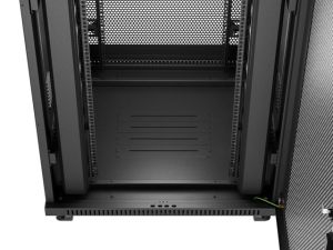 Communication cabinet Lanberg rack cabinet 19" free-standing 37U/600X800 (FLAT PACK) with mesh door LCD black