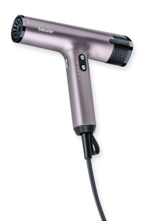 Hair dryer Beurer HC 100 Excellence Hair dryer, ECO technology, lightweight and ergonomic, Slim, magnetic nozzle and diffuser, Ion function, 4 temperature and blower settings, Integrated memory function