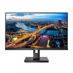 Monitor Philips 245B1, 23.8" IPS WLED, 2560x1440@75Hz, 4ms GtG, 250cd m/2, 1000:1, DCR 50M:1, Adaptive Sync, FlickerFree, Low Blue Mode, 2Wx2, Tilt, Height Adjust, Pivot, Swivel, DVI, HDMI, DP, USB hub