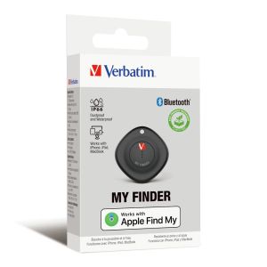 Tracking device Verbatim MYF-01 MyFinder Bluetooth Item Finder 1 pack Black