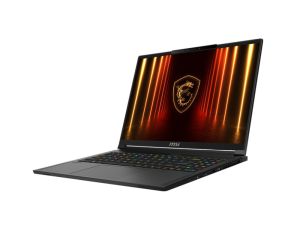 Laptop MSI Stealth A16 AI+ A3XWHG, NVIDIA GeForce RTX 5070 Ti 12GB GDDR7 992 AI TOPS, AMD Ryzen AI 9 HX 370 (12C, 24T, Up to 5.1 GHz 24 MB L3), 16" 16:10 QHD+ (2560x1600) OLED, 240hz, 1ms, 32GB DDR5 LPDDR5x-7500, 2TB PCIe Gen4x4 SSD, Wi-Fi 7, Windows 11