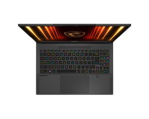 Laptop MSI Stealth A16 AI+ A3XWHG, NVIDIA GeForce RTX 5070 Ti 12GB GDDR7 992 AI TOPS, AMD Ryzen AI 9 HX 370 (12C, 24T, Up to 5.1 GHz 24 MB L3), 16" 16:10 QHD+ (2560x1600) OLED, 240hz, 1ms, 32GB DDR5 LPDDR5x-7500, 2TB PCIe Gen4x4 SSD, Wi-Fi 7, Windows 11