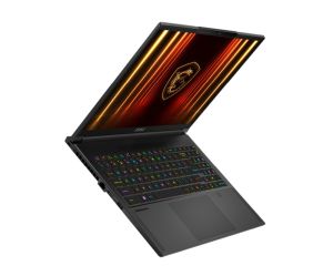 Laptop MSI Stealth A16 AI+ A3XWHG, NVIDIA GeForce RTX 5070 Ti 12GB GDDR7 992 AI TOPS, AMD Ryzen AI 9 HX 370 (12C, 24T, Up to 5.1 GHz 24 MB L3), 16" 16:10 QHD+ (2560x1600) OLED, 240hz, 1ms, 32GB DDR5 LPDDR5x-7500, 2TB PCIe Gen4x4 SSD, Wi-Fi 7, Windows 11