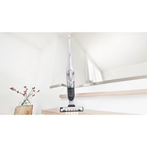 Прахосмукачка Bosch BCH3P2301, Cordless Handstick Vacuum cleaner 2 in 1 Flexxo Gen2, Serie 4, 2 Ah, 23V, 81 dB(A), AllFloor Power Brush with LED, White