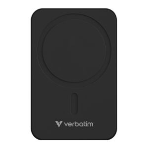 Verbatim Charge 'n' Go Essentials Power Bank Magnetic Wireless 20000mAh Black External Battery