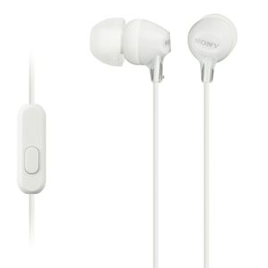 Căști Sony Headset MDR-EX15AP alb