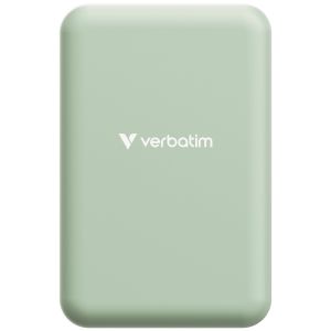 Verbatim Charge 'n' Go Essentials Power Bank Magnetic Wireless 20000mAh Green