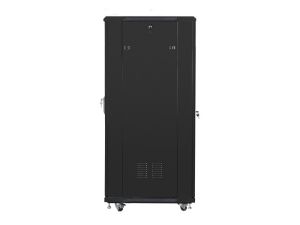 Communication cabinet Lanberg rack cabinet 19" free-standing 32U / 600x800 self-assembly flat pack, black