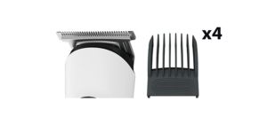 Trimmer Rowenta TN8961F4 Multistyle 9in1, par si barba, ureche si nas, cap lavabil, lame din otel inoxidabil cu autoascutire, autonomie 60 min, NiMh, timp de incarcare 8h, fara fir + cu fir, perie de curatare si ulei