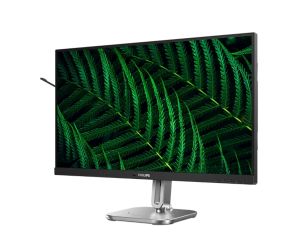 Monitor Philips 27B2G5200, 27" IPS WLED, 1920x1080@100Hz, 4ms GtG, 300cd m/2, 1000:1, 50M:1 DCR, Adaptive Sync, FlickerFree, Blue Light tech., 3Wx2, Tilt, Height Adjust, Pivot, Swivel, D-SUB, HDMI, DP, USB hub