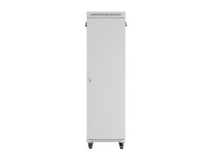 Communication cabinet Lanberg rack cabinet 19" free-standing 42U/600x800 (flat pack) with glass door lcd gray v2