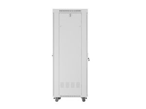 Communication cabinet Lanberg rack cabinet 19" free-standing 42U/600x800 (flat pack) with glass door lcd gray v2