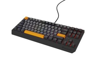Keyboard Genesis Gaming Keyboard Thor 230 TKL Anchor Gray Negative US RGB Mechanical Outemu Red