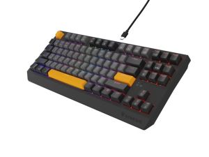 Keyboard Genesis Gaming Keyboard Thor 230 TKL Anchor Gray Negative US RGB Mechanical Outemu Red