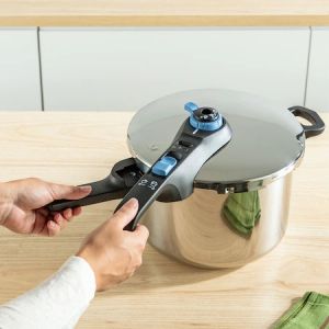 Pot Tefal P2580701, SECURE TRENDY 6L TEFAL AQUA BLU