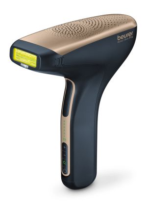 Photoepilator Beurer IPL 8800 Velvet Skin Pro Hair-remover, battery powered, Auto flash, 4.5 cm2, 1 attachment 2 cm2, 600,000 pulses, safe skin sensor, UV filter, 6 energy levels, black