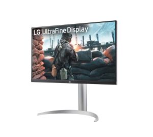 Monitor LG 27UP650K-W, 27" UHD 4K IPS AG, DCI-P3 95%, UltraFine, 5ms, 1200:1, Mega DFC, 400 cd/m2, 3840x2160, HDR 10, VESA Display HDR 400, HDMI, DisplayPort, Headphone out, Height Adjustable, Pivot Tilt, Reader Mode