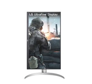 Monitor LG 27UP650K-W, 27" UHD 4K IPS AG, DCI-P3 95%, UltraFine, 5ms, 1200:1, Mega DFC, 400 cd/m2, 3840x2160, HDR 10, VESA Display HDR 400, HDMI, DisplayPort, Headphone out, Height Adjustable, Pivot Tilt, Reader Mode