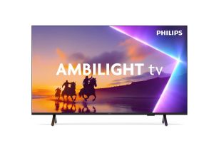 Philips TV 50PUS8510/12, 50" 4K Ultra HD QLED, 3840x2160p, DVB-T/T2/T2-HD/C/S/S2, 60Hz, Ambilight 3, Pixel Precise UHD, 90% DCI, HDR+, Titan OS, Dolby Atmos, Dolby Digital, VRR, 3*HDMI, 2*USB, 802.11ac, 20W RMS, Black