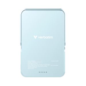 Verbatim Charge 'n' Go Power Bank with Stand Magnetic Wireless 10000mAh Blue