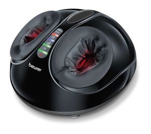 Massager Beurer FM 90 Shiatsu foot massager; Shiatsu and air pressure massage; Heat function; 3 massage programs; 3 intensity levels of air compression massage; shoe size 46; washable and removable cover