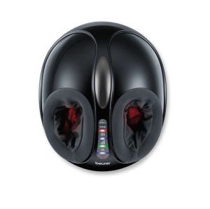 Massager Beurer FM 90 Shiatsu foot massager; Shiatsu and air pressure massage; Heat function; 3 massage programs; 3 intensity levels of air compression massage; shoe size 46; washable and removable cover