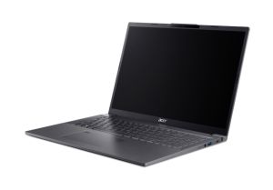 Laptop Acer Aspire 16, A16-71M-70ER, Intel Core Ultra 7 155H (up to 4.80GHz, 24MB), 16" WUXGA+ (2048x1280) OLED 120Hz, 400nit, 1*16GB DDR5X 4600MHz, 512GB PCIe NVMe SSD, Intel UMA, FHD Cam, WiFi 6E, BT 5.3, Backlit Kbd, No OS, Steel Grey