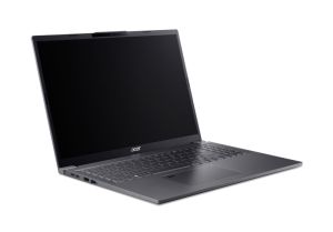 Laptop Acer Aspire 16, A16-71M-70ER, Intel Core Ultra 7 155H (up to 4.80GHz, 24MB), 16" WUXGA+ (2048x1280) OLED 120Hz, 400nit, 1*16GB DDR5X 4600MHz, 512GB PCIe NVMe SSD, Intel UMA, FHD Cam, WiFi 6E, BT 5.3, Backlit Kbd, No OS, Steel Grey