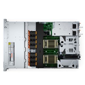 Server Dell PowerEdge R660XS, 8x2.5" (SAS/SATA), Intel Xeon Silver 4410Y (30M Cache, 16GT), 1x16GB DDR5 RDIMM, 1x480GB SSD SATA RI 6Gbps 512 2.5in Hot-plug, ReadyRails A11, Bezel, Front PERC H755 Front Load, iDRAC9 Enterprise 16G, Dual 700W Titanium, 3Y