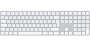 Keyboard Apple Magic Keyboard (2024) w Touch ID and Numeric Keypad - International English - White Keys