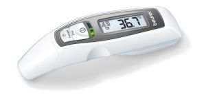 Thermometer Beurer FT 65 multi functional thermometer, 6-in-1 function: ear, forehead and surface temperature, temperature alarm, date and time, 10 memory spaces, medical device