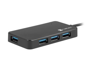 USB hub Natec usb 3.0 hub silkworm 4-ports black usb-c