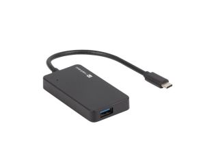 USB hub Natec usb 3.0 hub silkworm 4-ports black usb-c