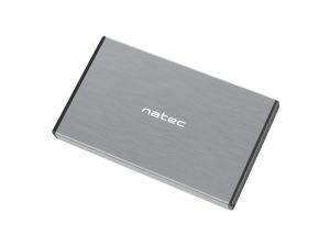 Natec External HDD/SSD Enclosure Rhino Go SATA 2.5" USB 3.0 Gray