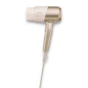 Hair dryer Beurer HC 40 Travel hair dryer, 2000 W, Narrow nozzle attachment, Ion function, 3 heat & blower settings, cold air, Hot-cold alternating mode, Removable safety filter, overheating protection, Bag