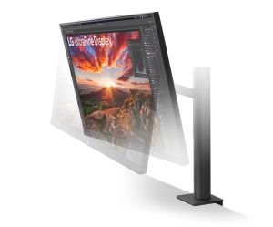 Monitor LG 32UN880K-B, 31.5" UltraFine Ergo 4K, IPS AG, DCI-P3 95%, 5ms, 350 cd/m2, 1000:1, 3840x2160, HDR 10, USB Type-C 60W, USB, HDMI, DisplayPort, AMD FreeSync, Speaker 5Wx2, LG Switch, Reader Mode, Tilt/Height/Swivel/Pivot/Extend/Retract, Black